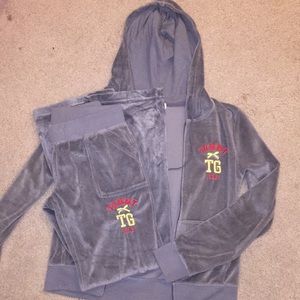 Tommy Girl Velour Tracksuit